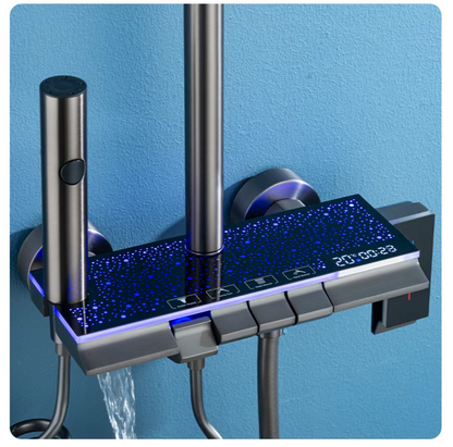 Gravity Piano Bath Set | Metallic Grey