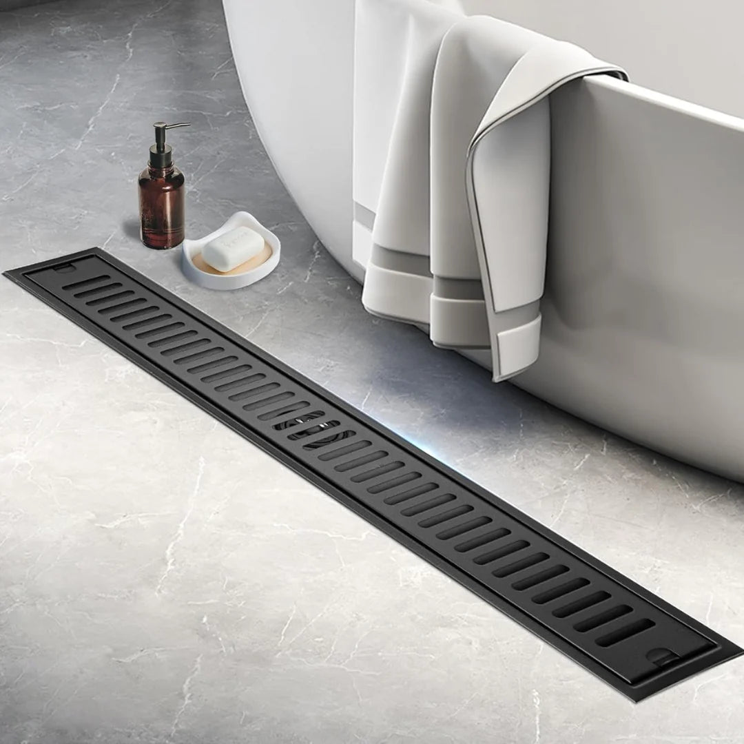 Modern Linear Shower Drain | Golden