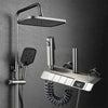 Digital Bath Set With Complete Accessories | Black