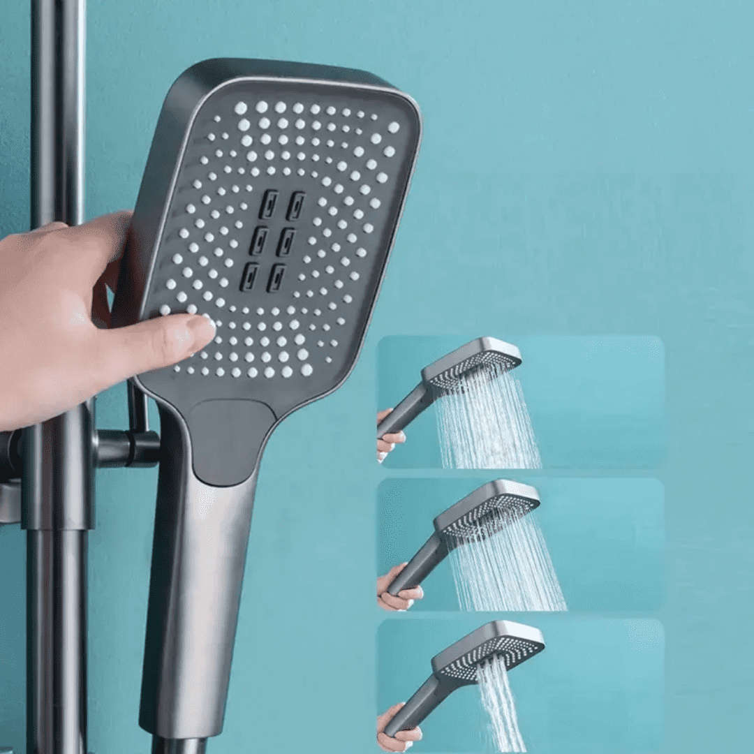 Smart Piano Bath Set | Grey - Black - Image 5