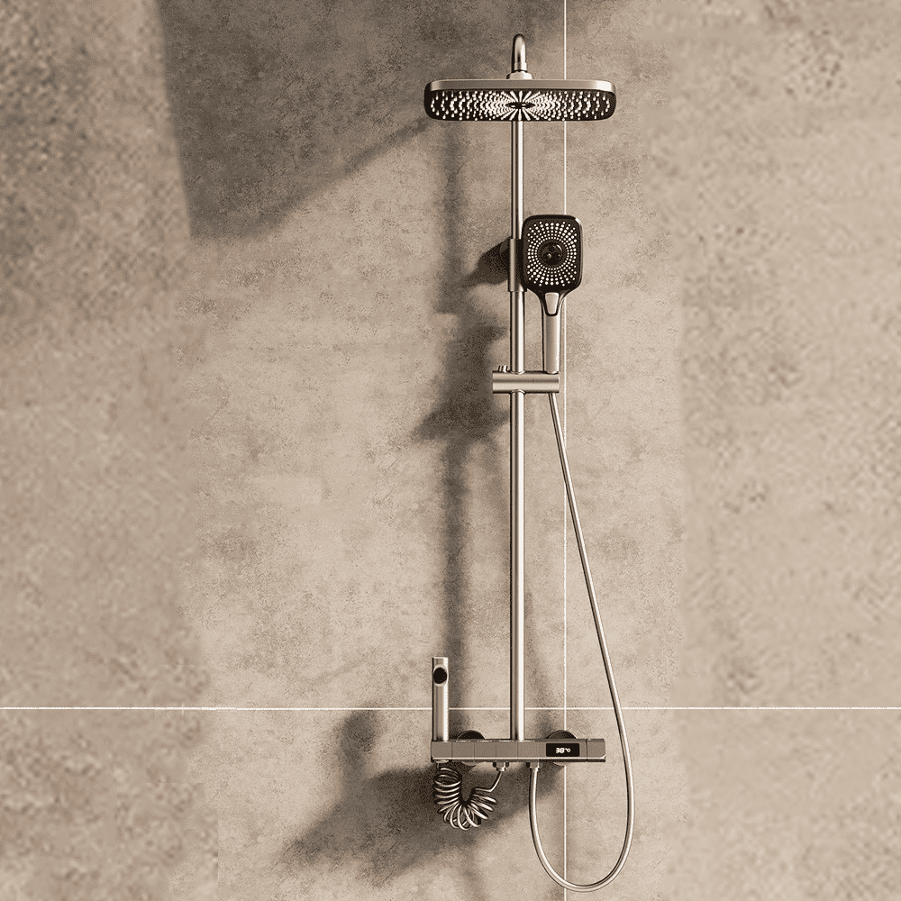 Digital Bath Set With Complete Accessories | Black - Image 4